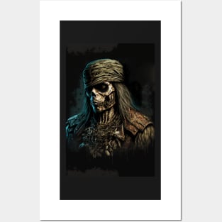 Pirate Metal Gothic Design Posters and Art